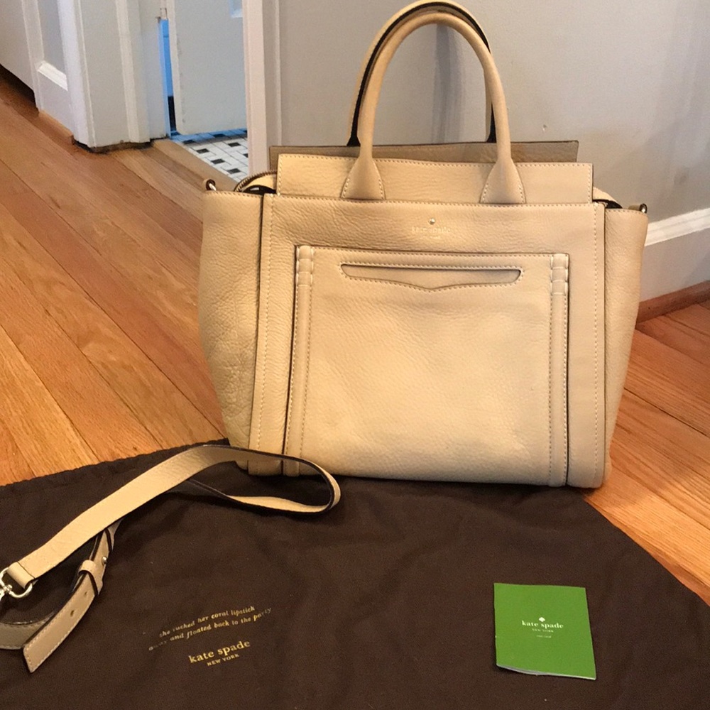 Kate Spade cream leather purse